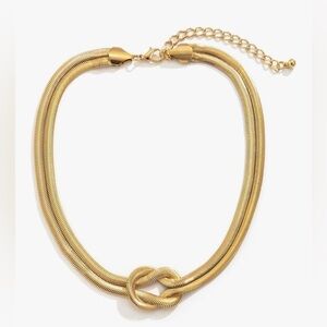 Gorgeous  Neiman Marcus Retro snake Chain Knot necklace
